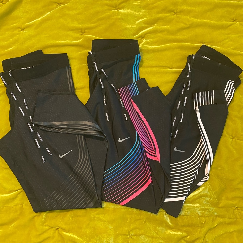 Nike speed tights (3 pair)